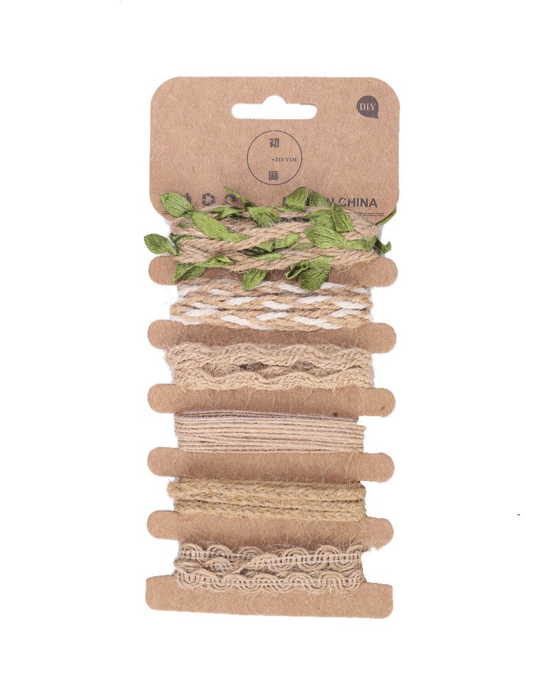S2 - 15 Woven Natural1Mx6 Pieces - Card Decorative Hemp Rope Craft Supplies