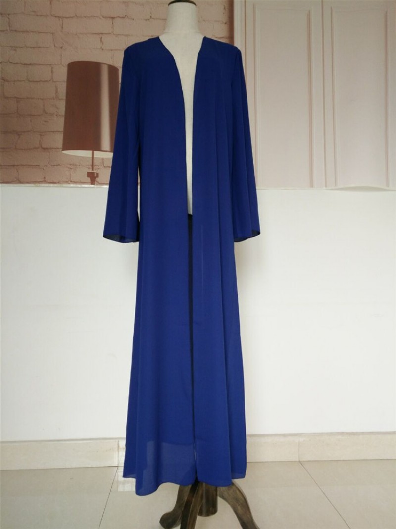 Blue Long Kimono Cardigan XL 