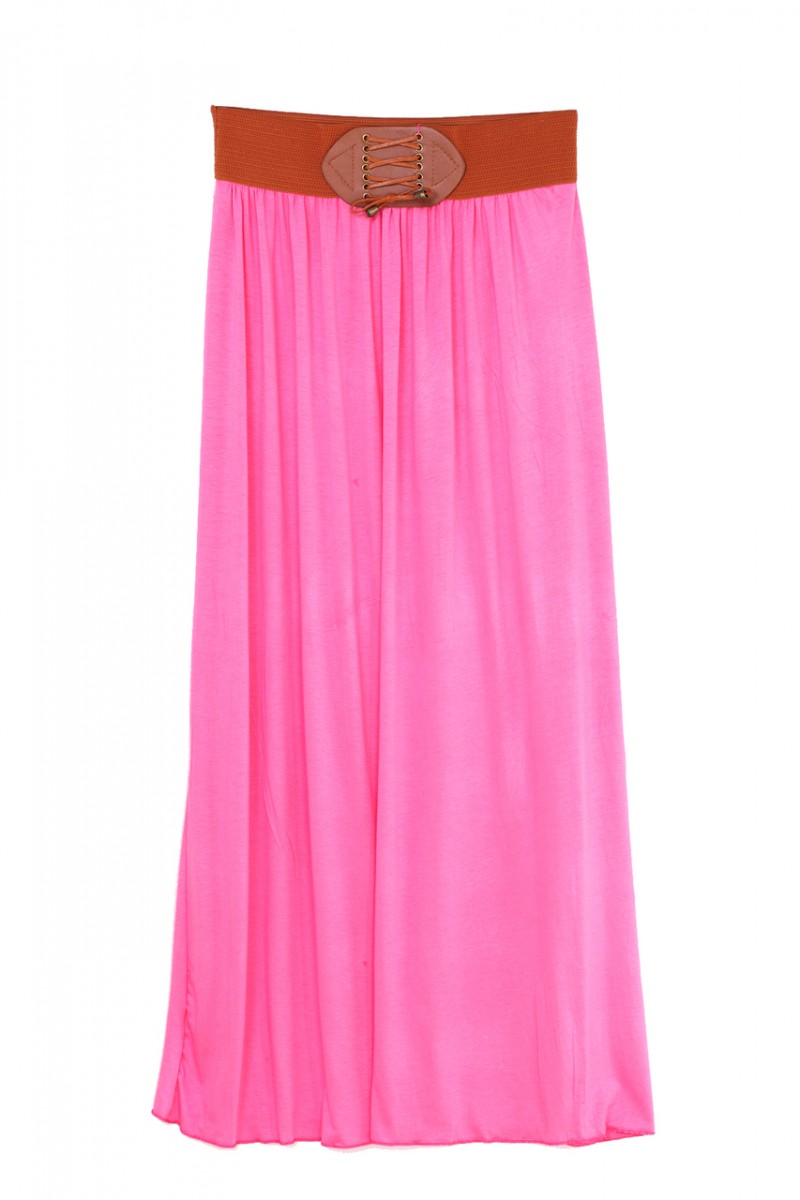 Pink Maxi Skirt