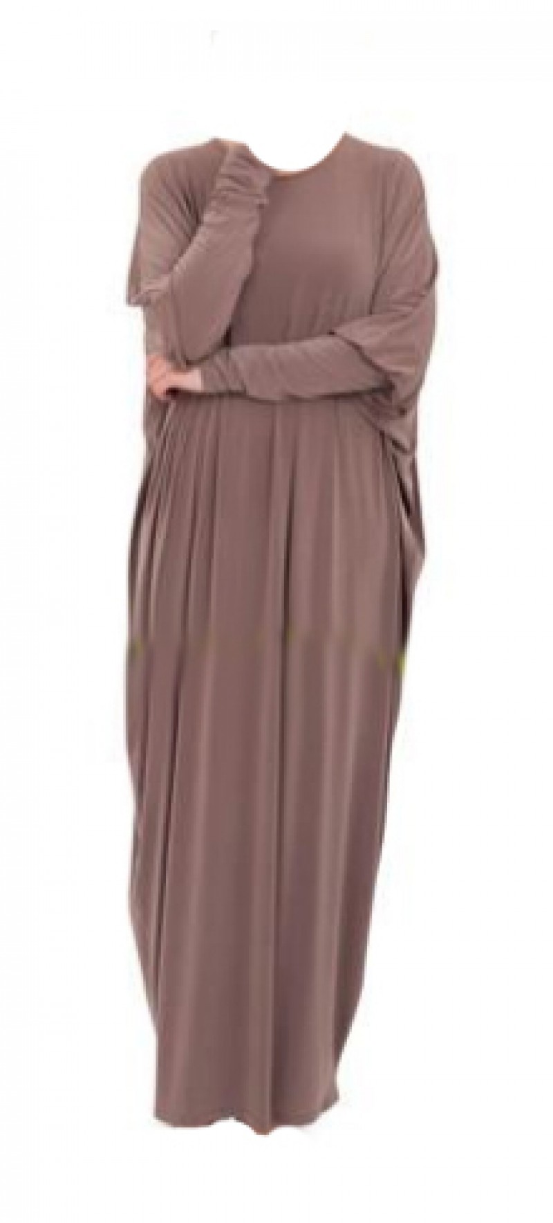 Throw Over Abaya Beige - 56