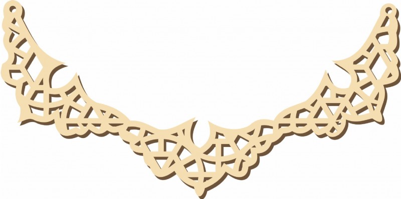 I Wooden Intricate Craft Decoration
