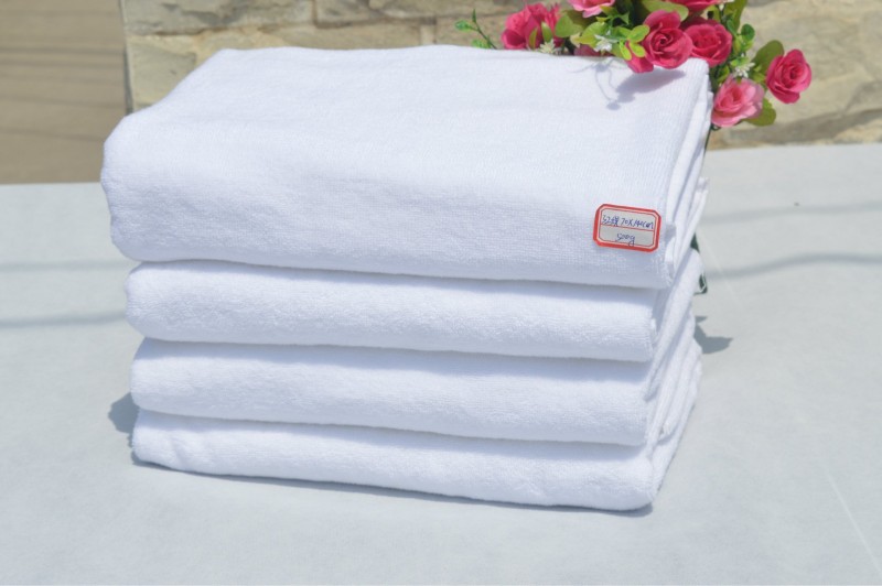 35CM x 75CM x 120g towel White Cotton Hotel Towel Clearance