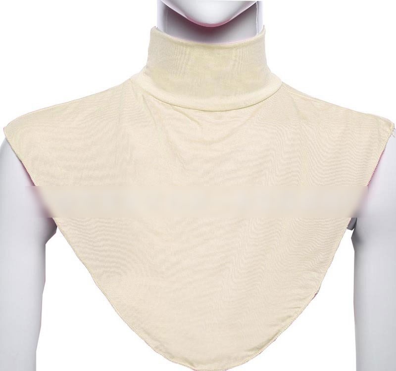 Beige Modal Hijab Neck Cover 