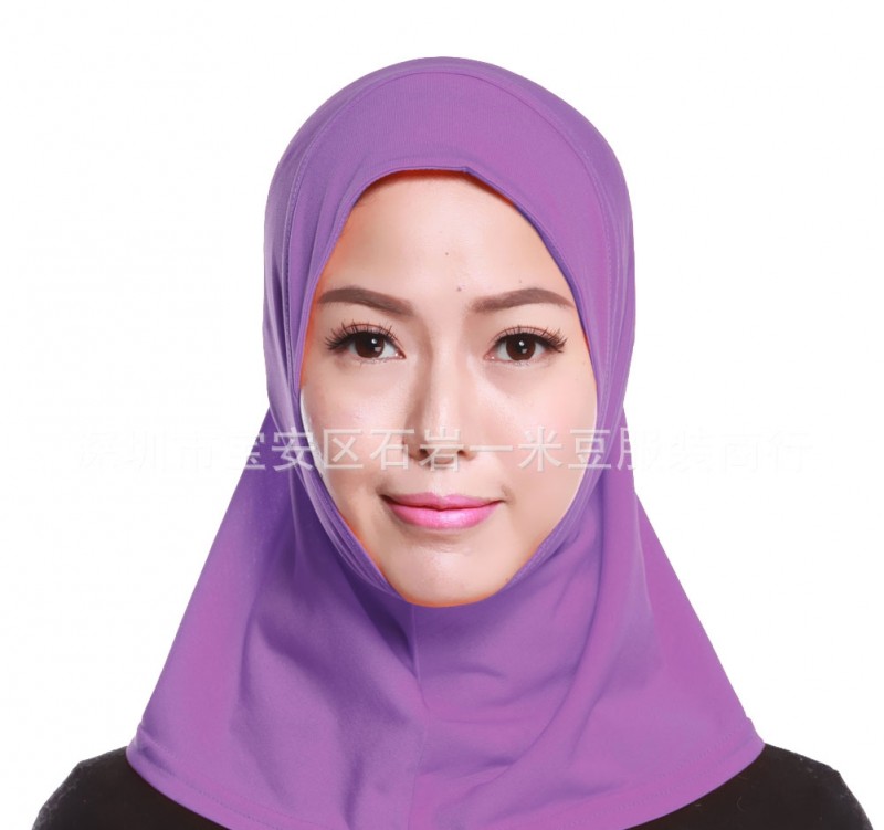 Lavender 43cm Mini One piece Base Ready Hijab 