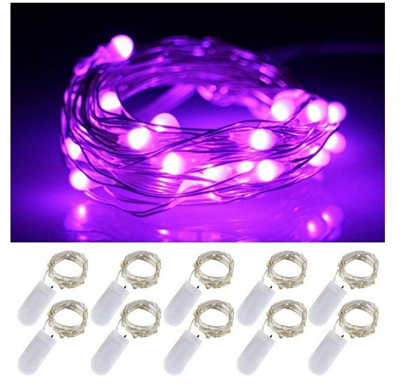 Light Purplepower 1 Meter 10 Lights With Electronics Led Light