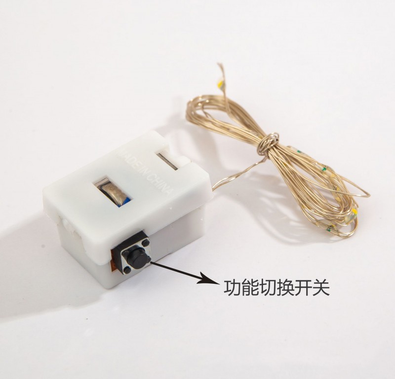Light Warm White 1 Meter 10 Lights With Battery Cake Topper Decoration