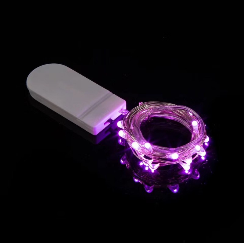 Light 1 Meter 10 Lights Pink With Electronics Led Light