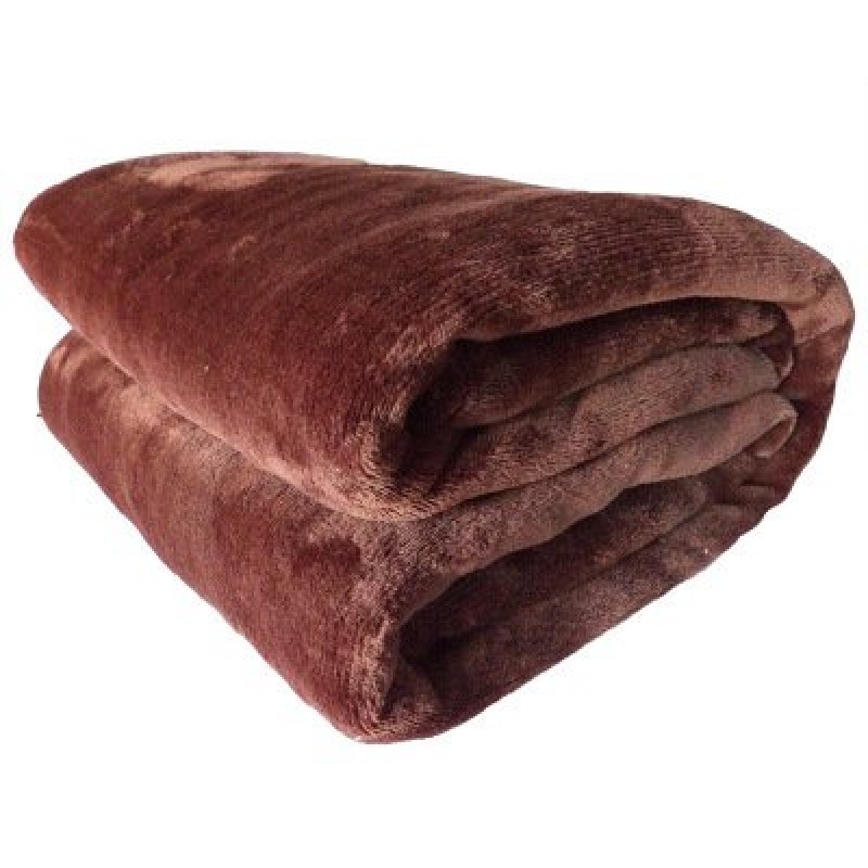 coffee 70*100 Medium Simple Fleece Blanket 