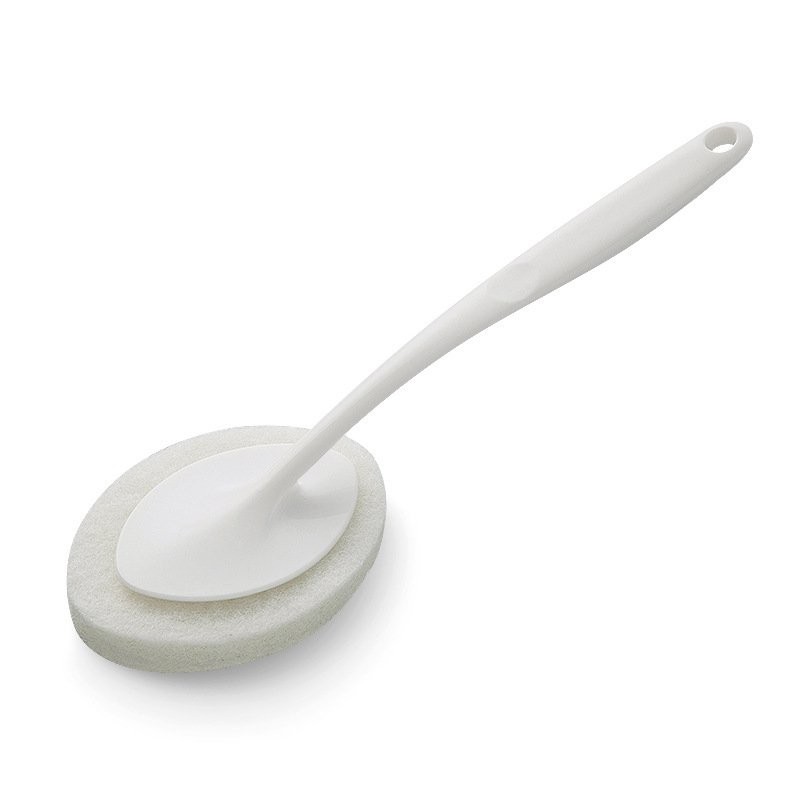 White Bathroom Scouring Brush  Clearance