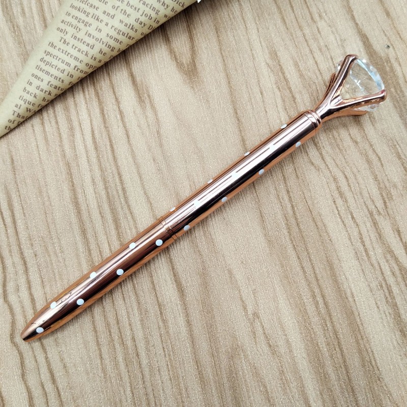 Refill rose gold white point Crystal Pen Clearance