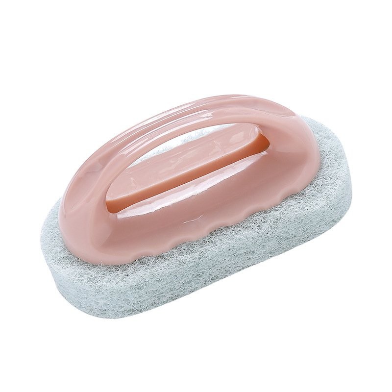 light pink Firm Cleaning Scrubber