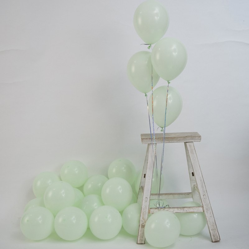 macaron green Latex Balloon Pack  Clearance