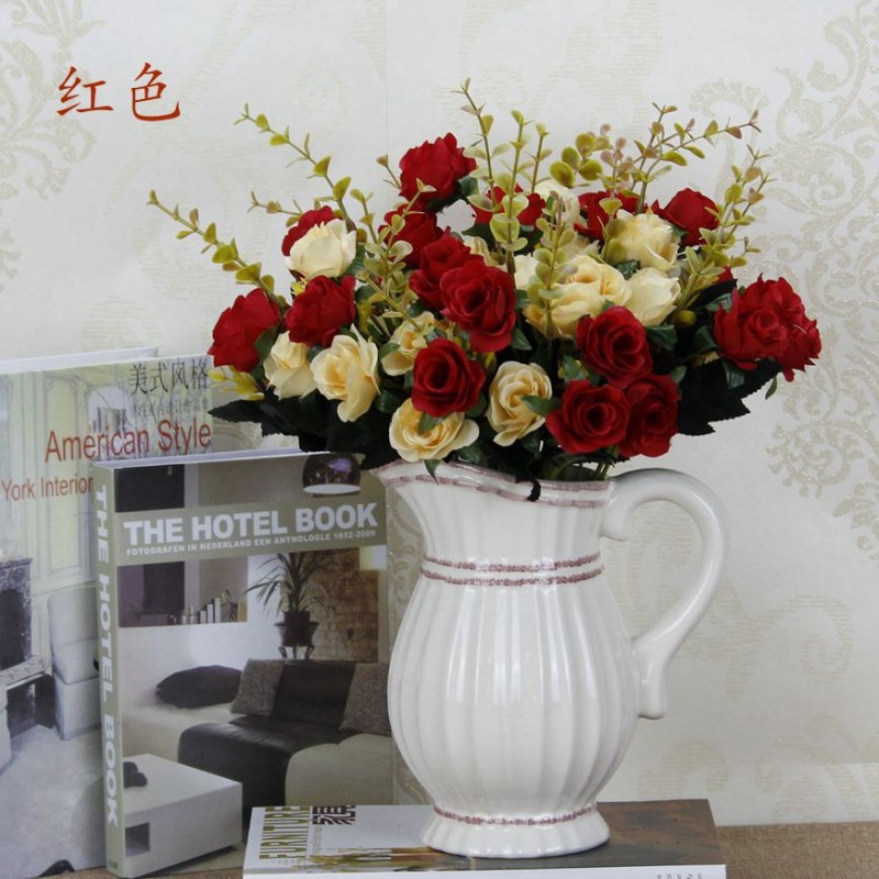 red Simulation Artificial Flowers 