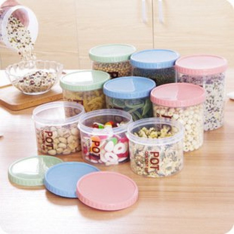 blue Stackable Food Storage Containers 