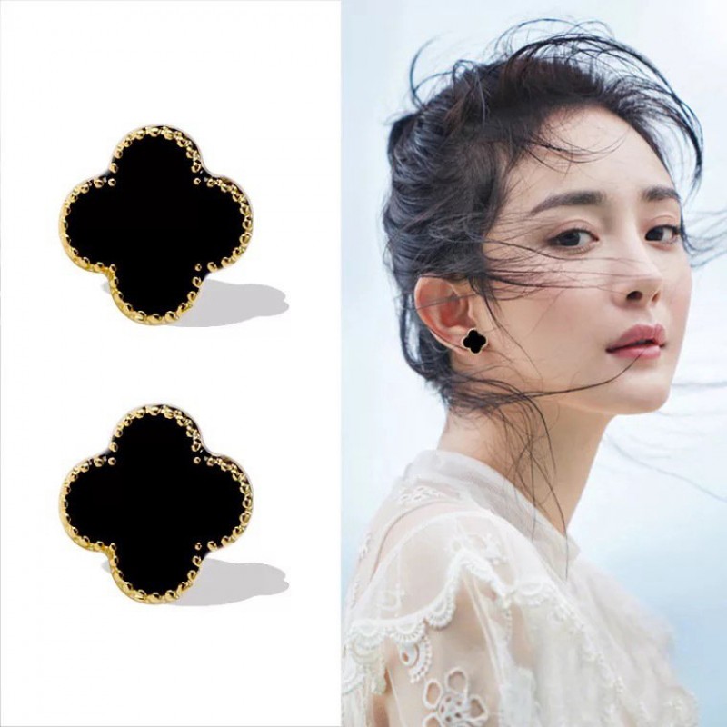 gold 161 silver needle Korean Fashion Earrings 