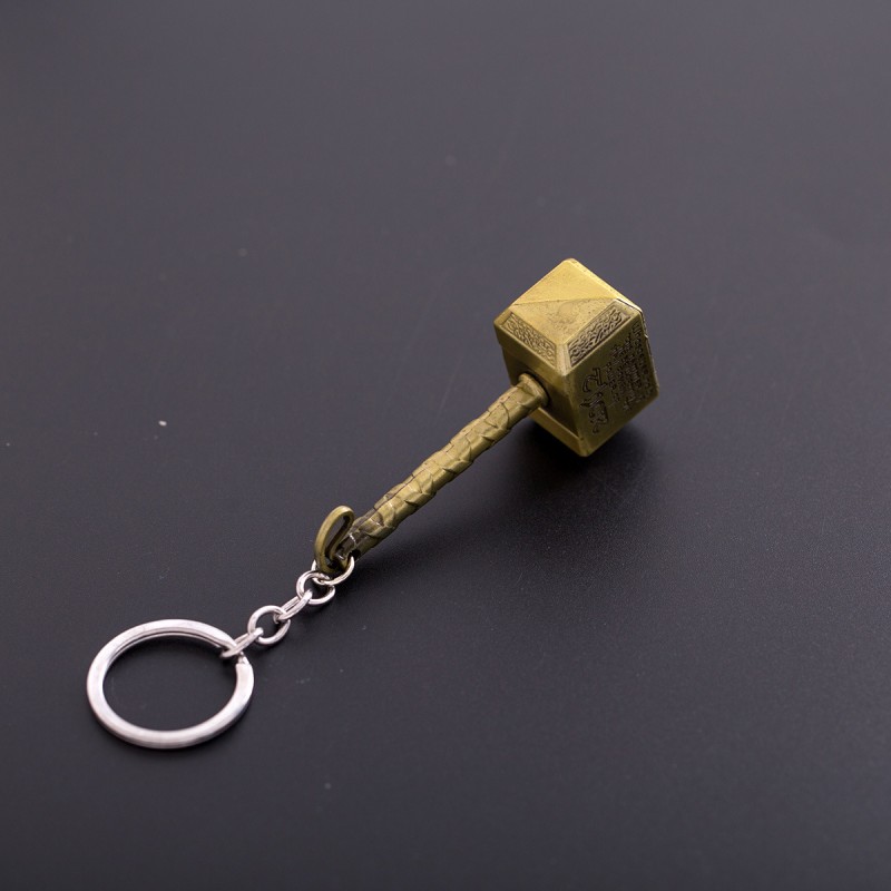 bronze Hammer Keyring 