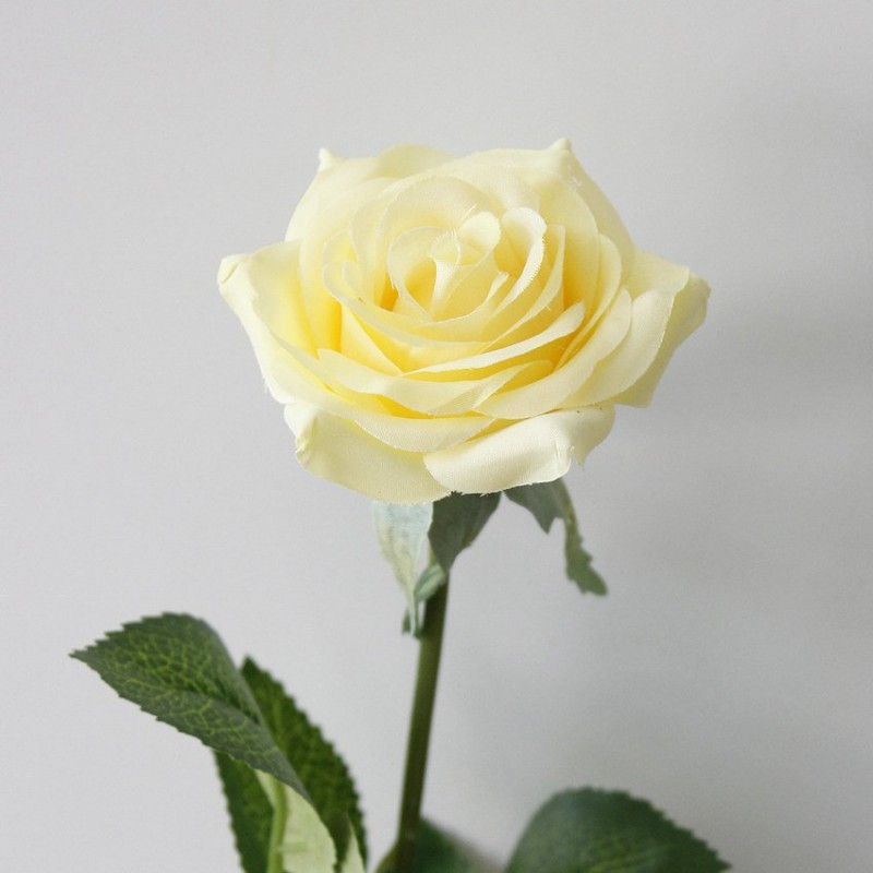 light yellow Rose Artificial Flower