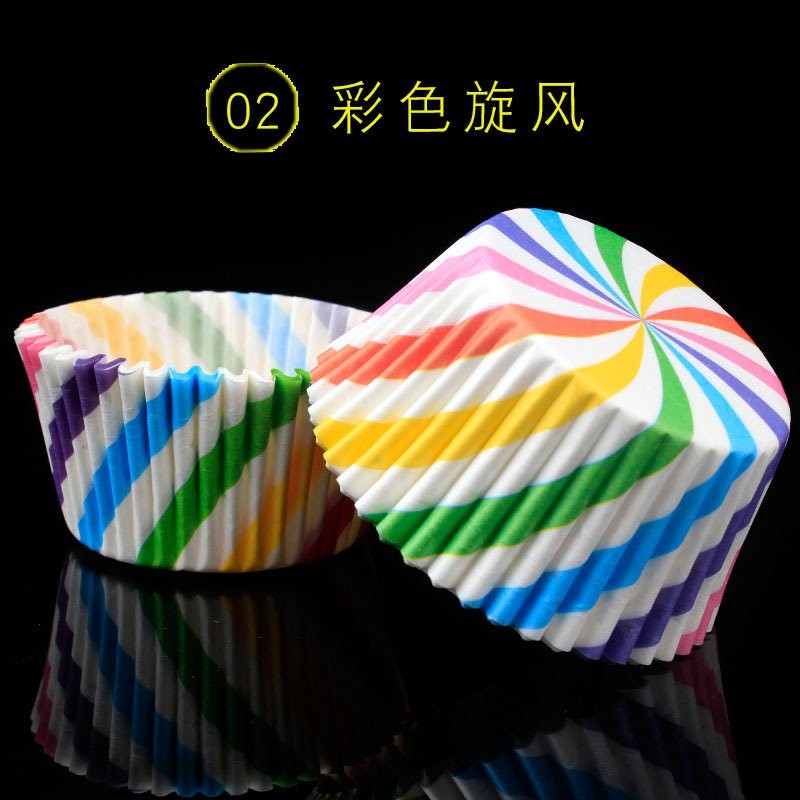 02- whirlwind 100 Paper Cup Cake Baking Barrel