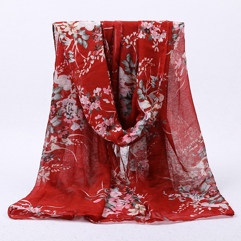  Jujube Floral Botanics Print Hijab