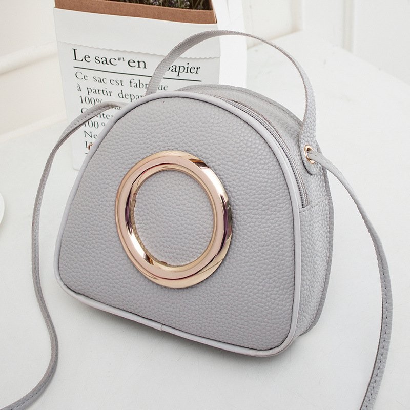 grey Small Fashion Handbag 