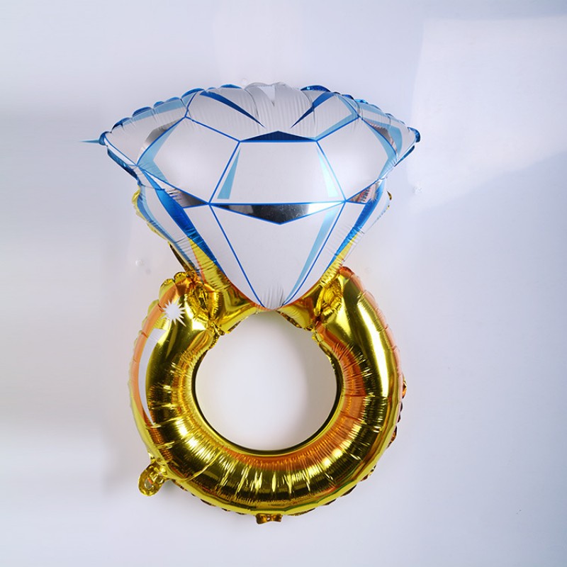 medium diamond ring Foil Balloon