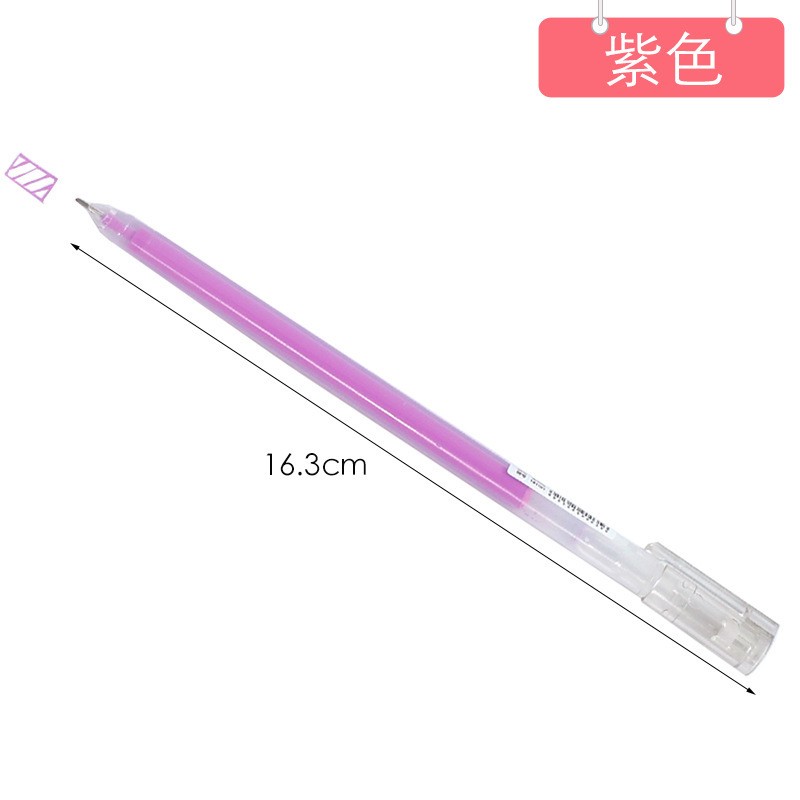 purple pen shape round head Fine Tip Pen