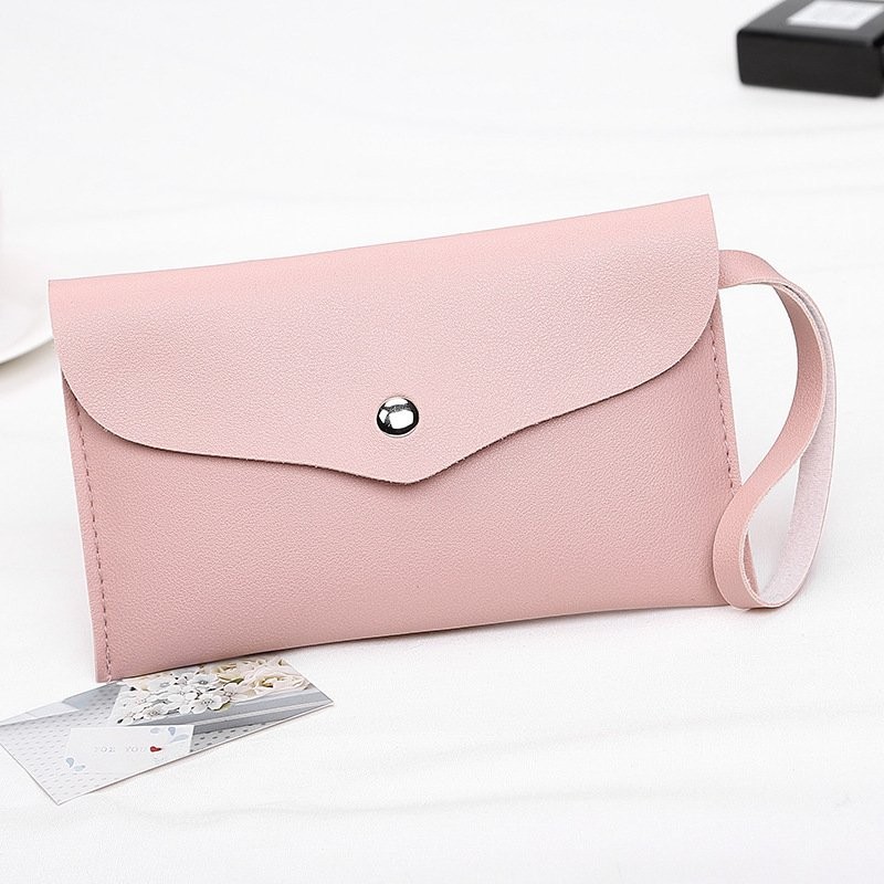pink Minimalist Clutch