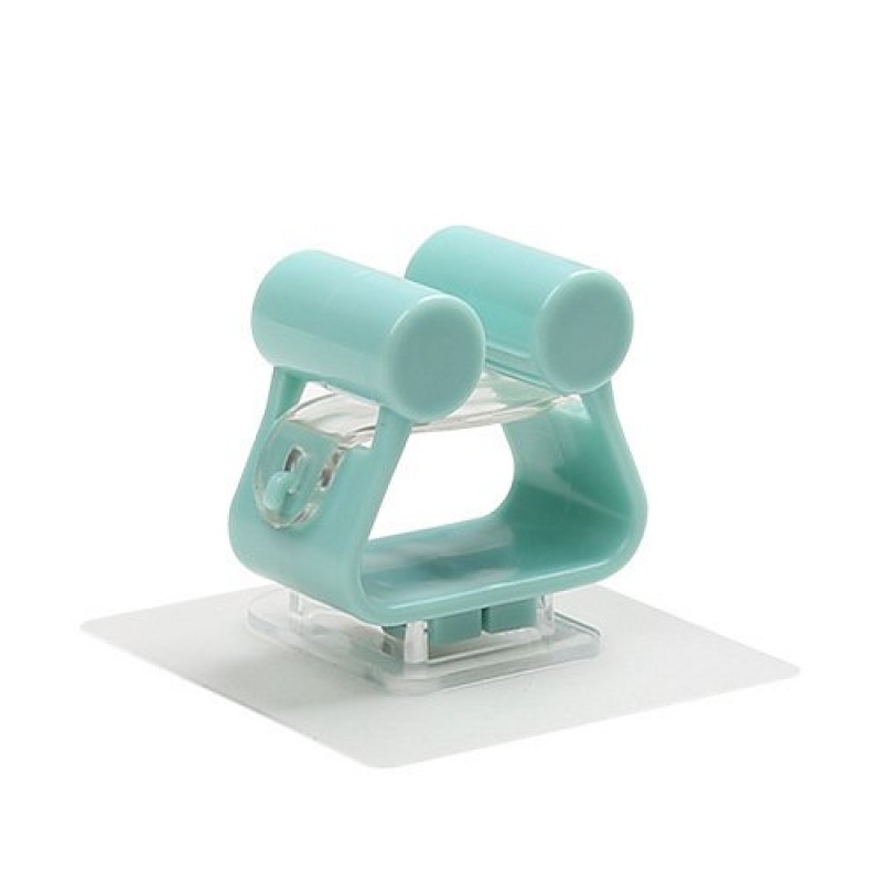 plain green Adhesive Mop Holder