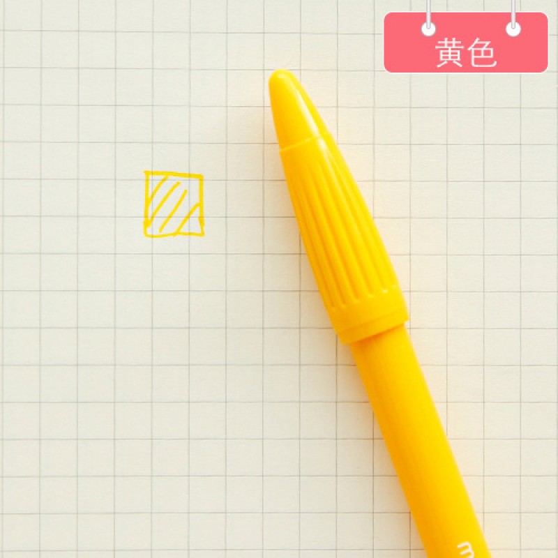 yellow pen head 0.5mm Watercolour Felt Tip Fiber Pen Clearance