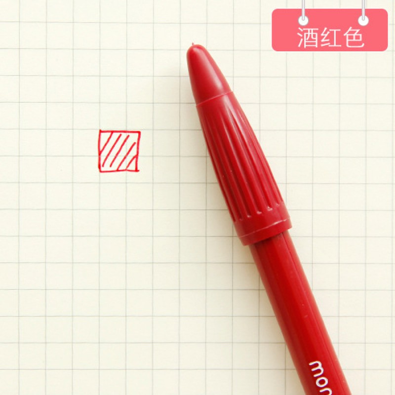 wine red pen 0.5mm Watercolour Felt Tip Fiber Pen