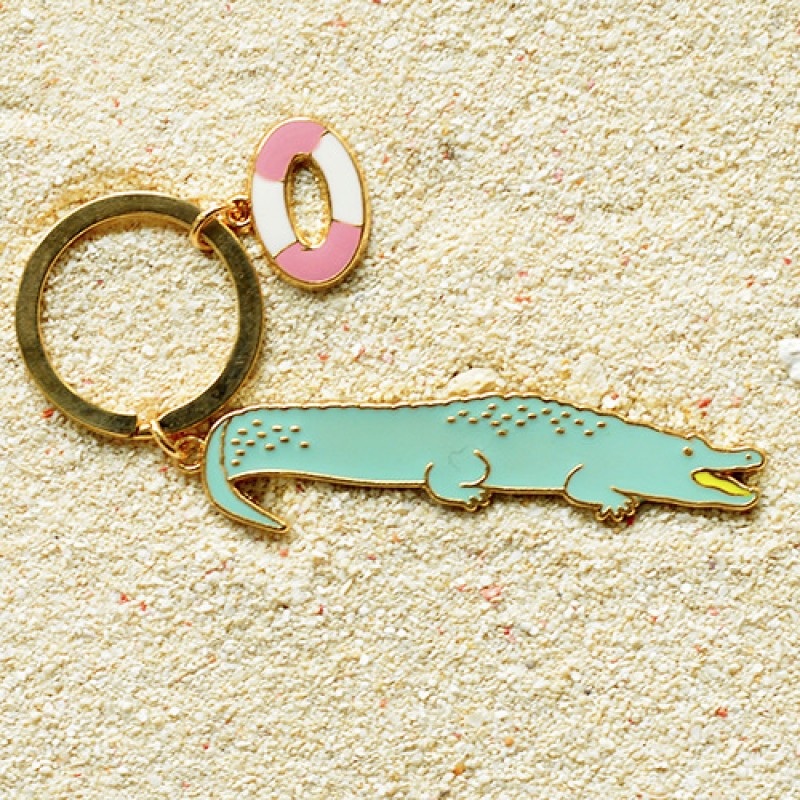 Crocodile  Keyring Key Chain