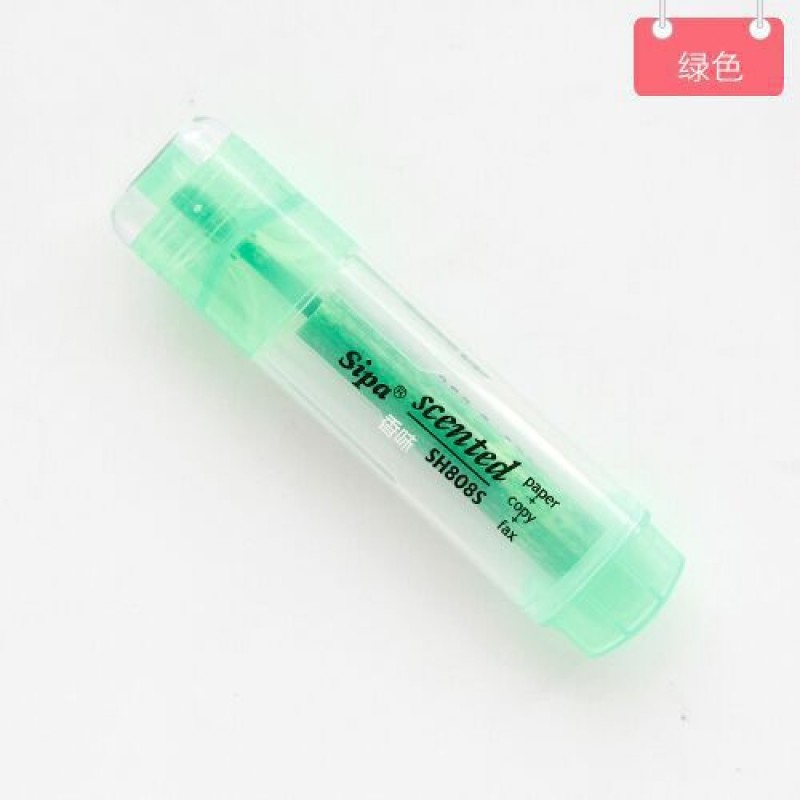 square green B1025 pen shape oblique head Scented Highlighter Clearance