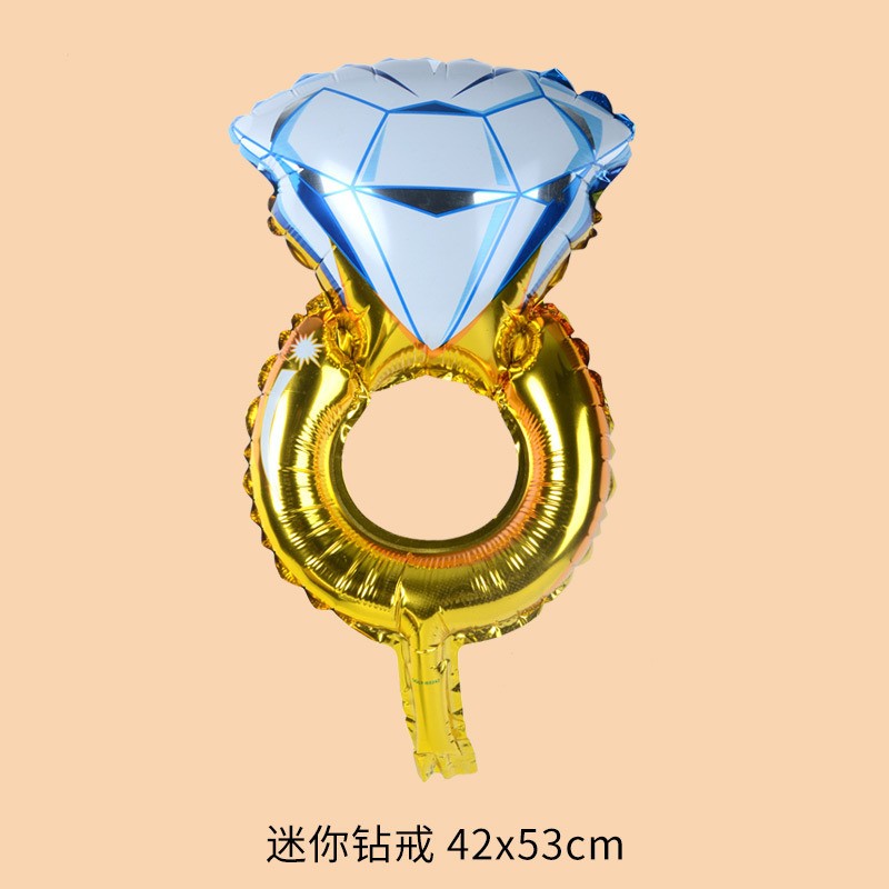 mini diamond ring Foil Balloon