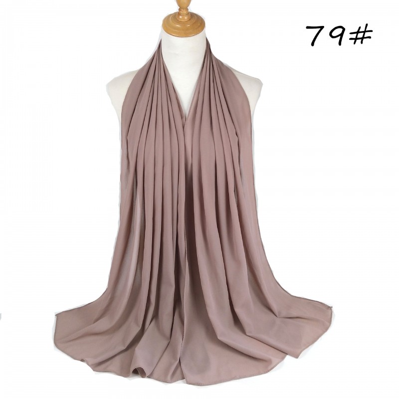 Dusty Mauve Soft Chiffon Crepe Hijab 