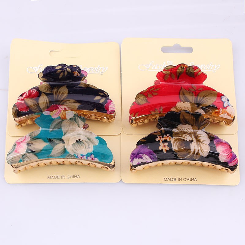 Random Colour China Garden Hair Grip