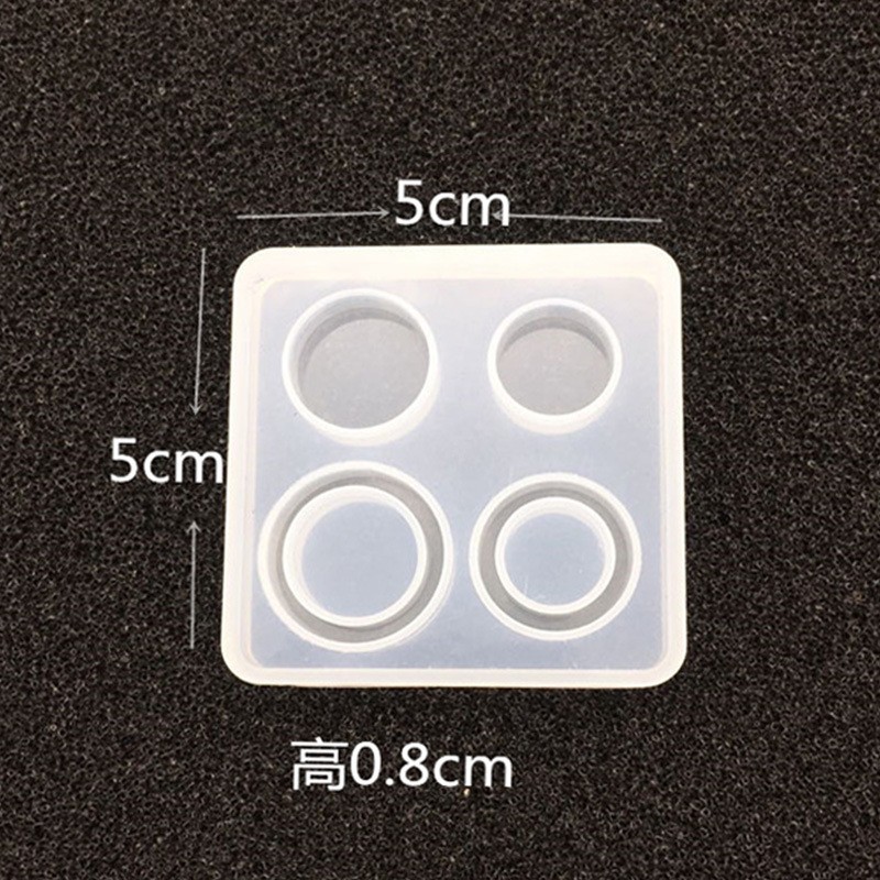 Small Round Pendant Mould Epoxy Silicone Craft Mold
