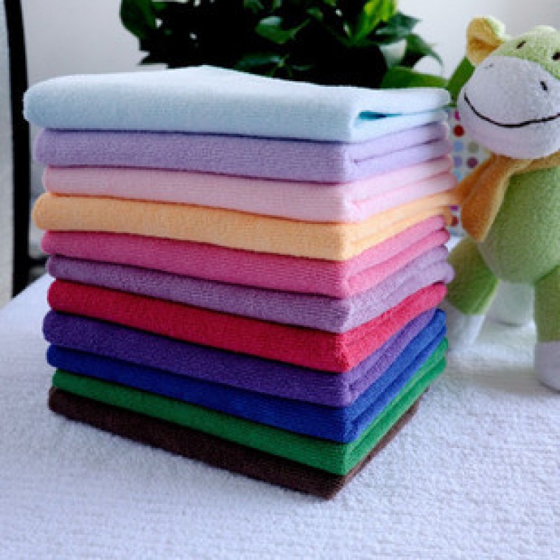 Light Pink Cm 30X70 Microfiber Car Cleaning Towel