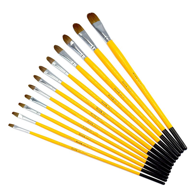 No. 11 Brushyellow And Black Paint Brush Clearance