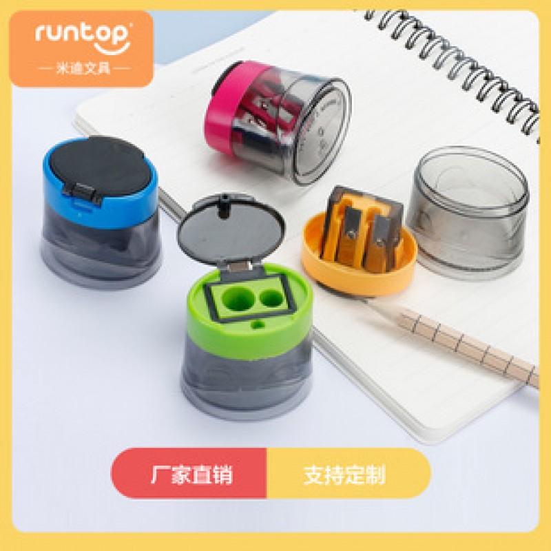 Black Pencil Sharpener Double