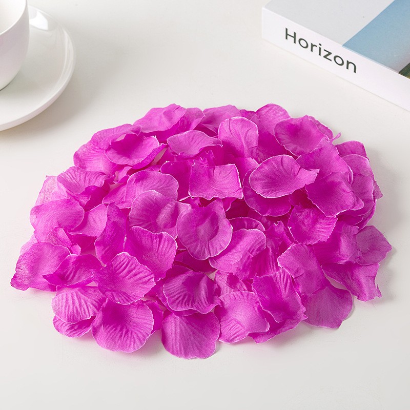 Rose Purple Simulation Artificial Flower Rose Petals