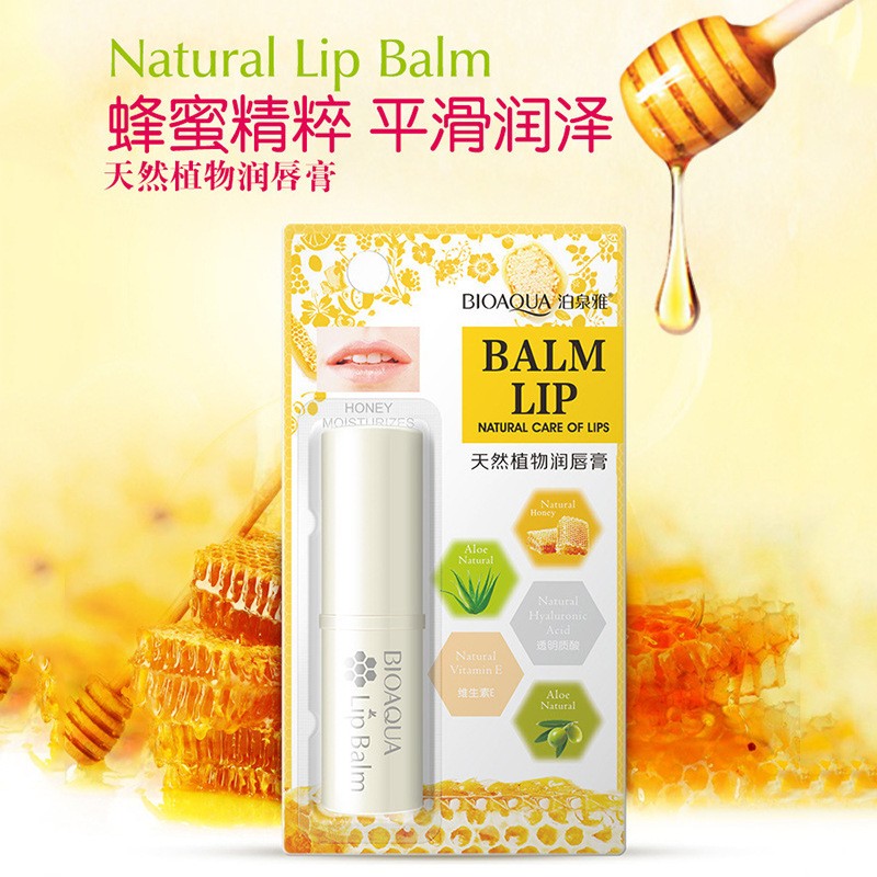 Poquanya Honey Lip Balm Moisturising Anti Drying Lip Balm