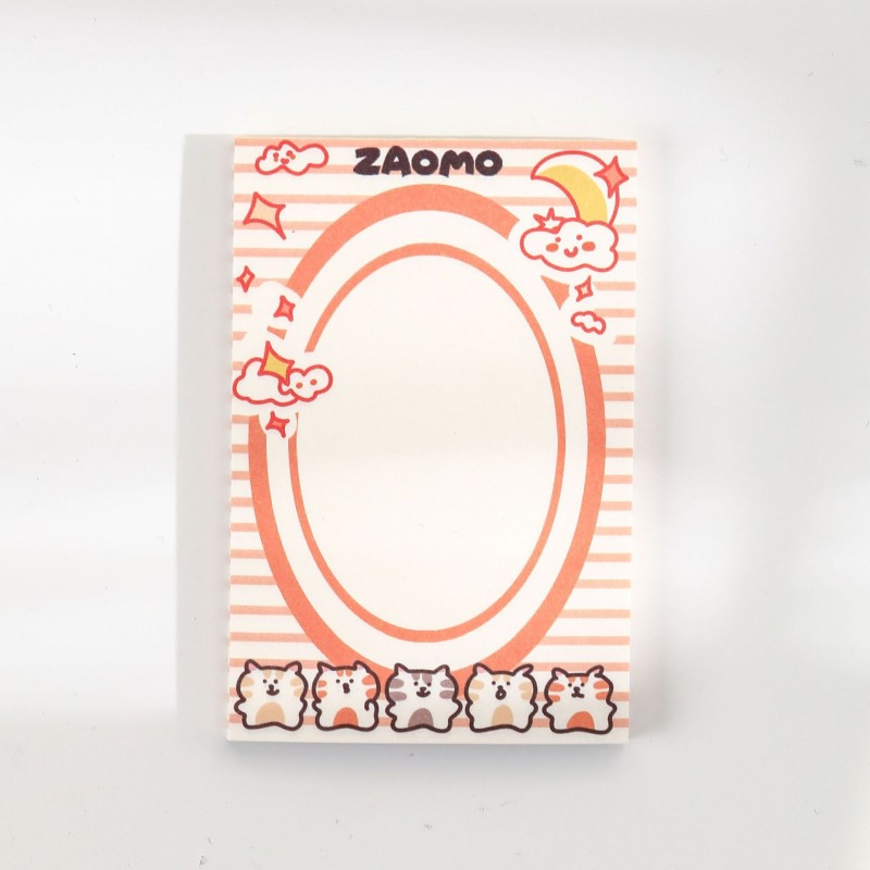 Cute Row Memo Pad