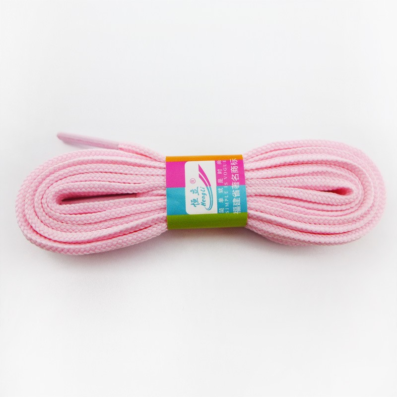 Pink 120Cm 10mm Wide Flat Laces