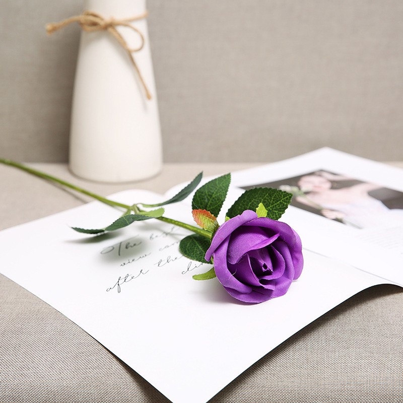 Lover Rose Purple European Valentines Day Artificial Rose