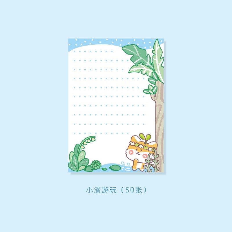 Play In The Creek Terable Message Pad