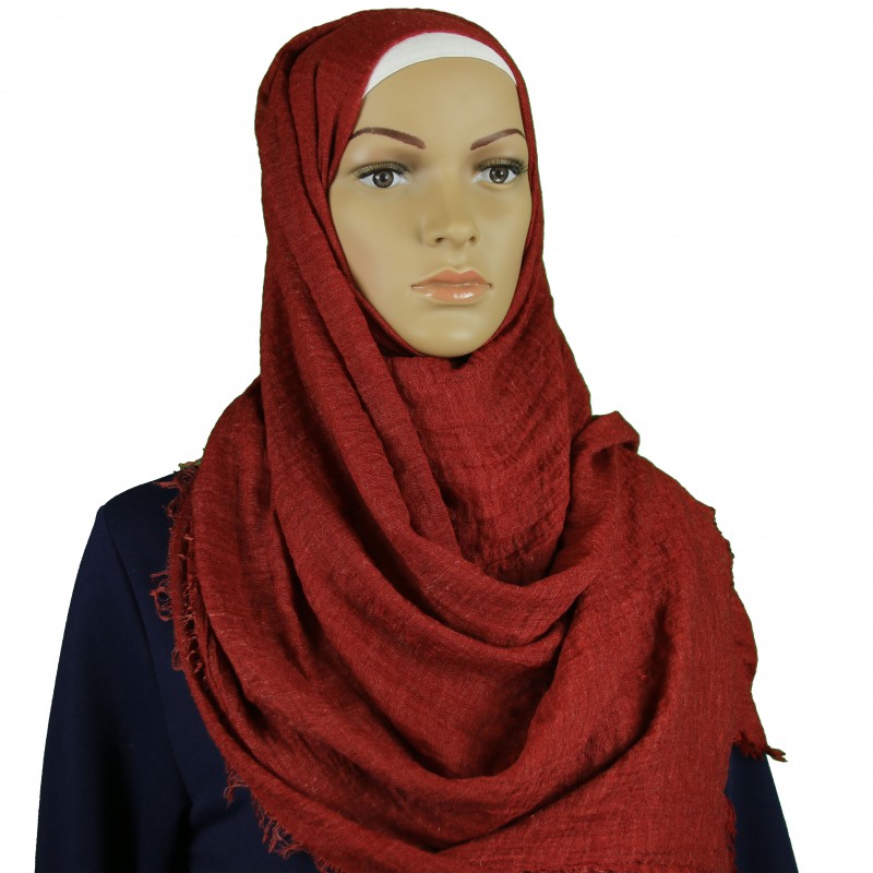 Wine Red Vogue Maxi Hijab