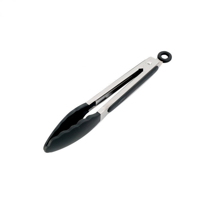 Food Clip Non Stick Silicone Kitchen Utensil Wooden Handle