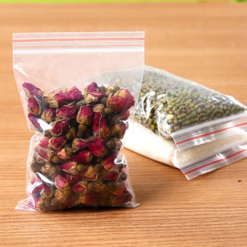 20 Pieces Small 7X10Cm Transparent Ziplock Bags