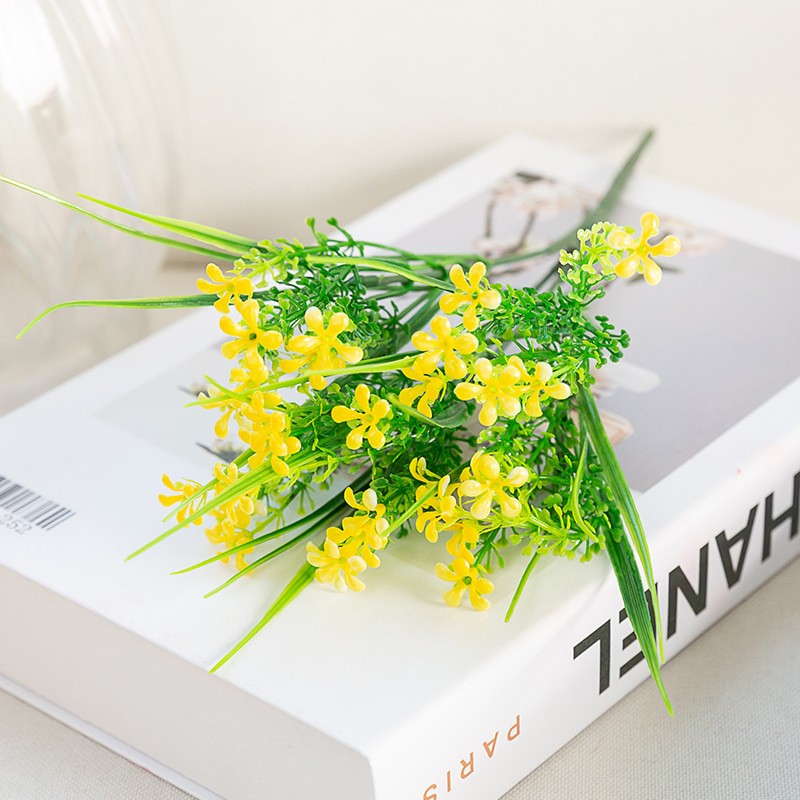 Yellow Artificial Flowers Decor