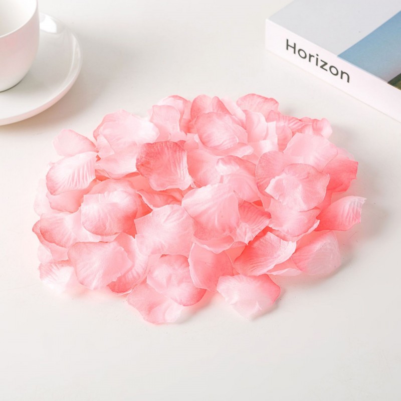 Pink Simulation Artificial Flower Rose Petals